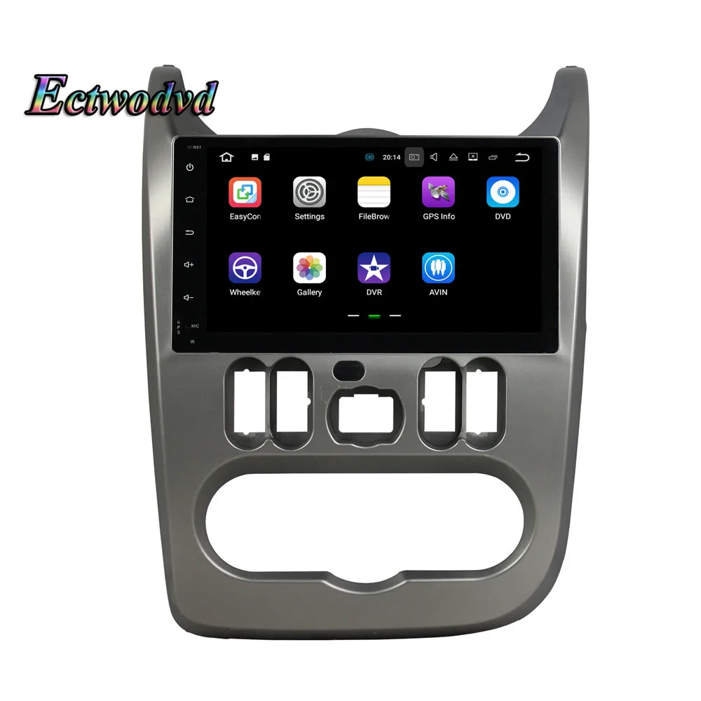 Best Ectwodvd Octa Core 4G RAM 64G ROM Android 9.0 Car Multimedia DVD Player GPS HeadUnit For Renault Logan/Sandero/Duster 2015 2016 14