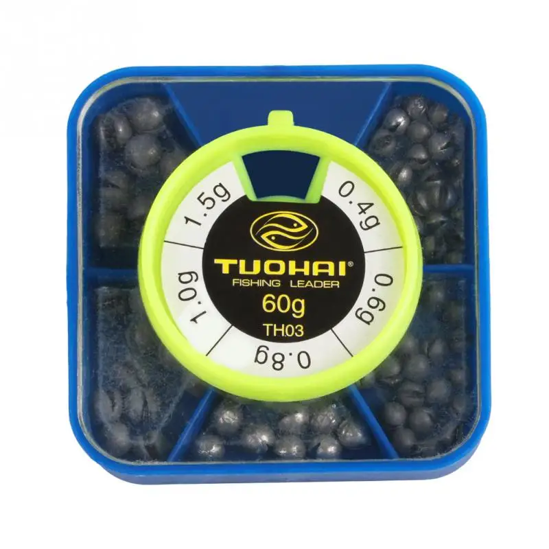 

Box of Opening Split Shot Round Opening Split Shot Lure Fishing Lead Pendant 0.4/0.6/0.8/1/1.5g Pinch Raft Fishing Use #0829