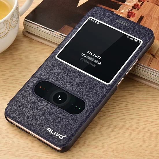 

ALIVO For Meizu M6 Case With Window View High Quality Protector Flip Cover Case For Meizu m6 5.2" Phone