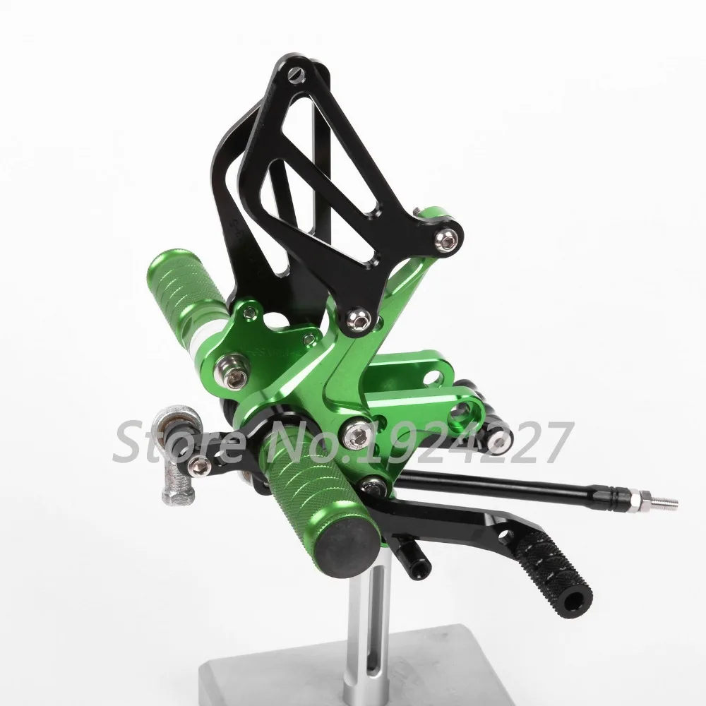 ЧПУ Rearsets подножки для Suzuki GSXR1000 GSXR600 GSXR750 GSXR 1000 600 750 мотоцикл подножек задний тормоз переключения набор подножки