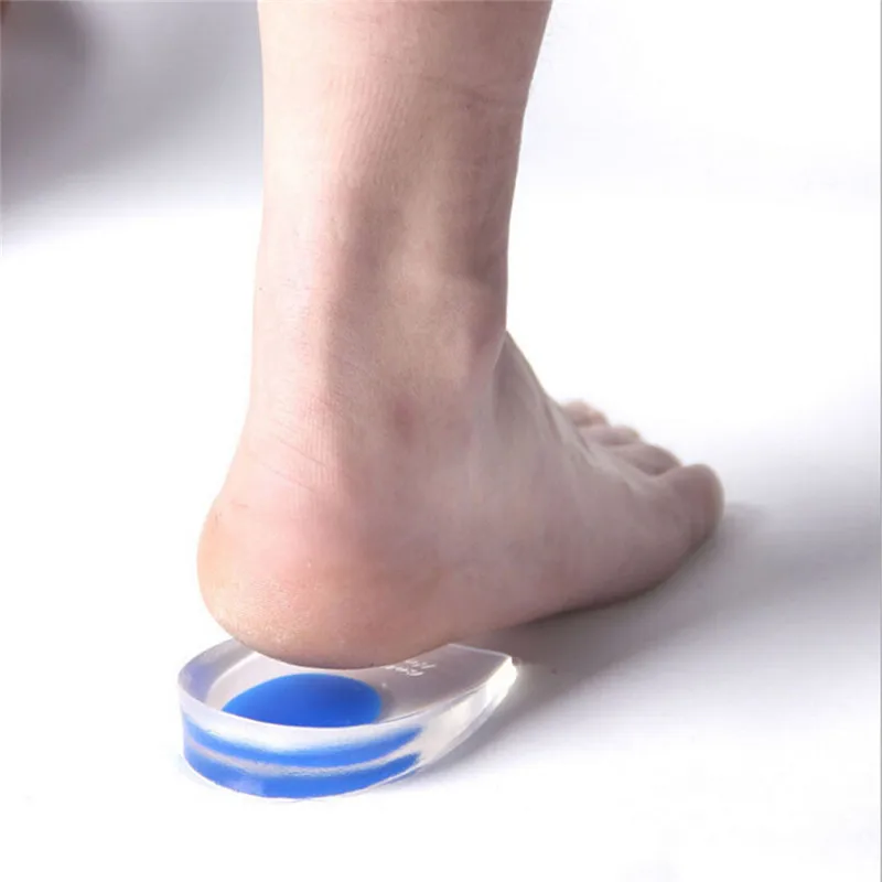 1 Paar Zachte Siliconen Gel Inlegzolen Voor Hielspoor Pijn Voet Kussen Voet  Massager Care Half Hak Binnenzool Pad Hoogte verhogen RD874681|gel  insole|gel brainsoles for heel pain - AliExpress