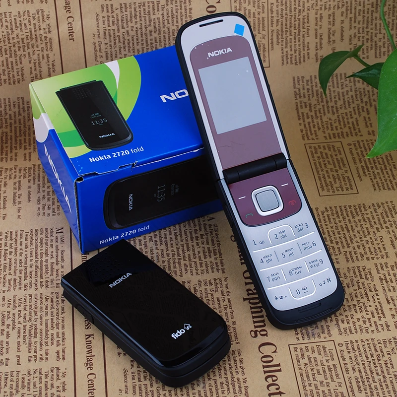 Hot Originale Nokia 2720 Telefoni cellulari e Smartphone Per Nokia 2720 fold Cellulare Sbloccato Il trasporto libero Più Poco Costoso del telefono-in Telefoni cellulari e smartphone da Cellulari e telecomunicazioni su