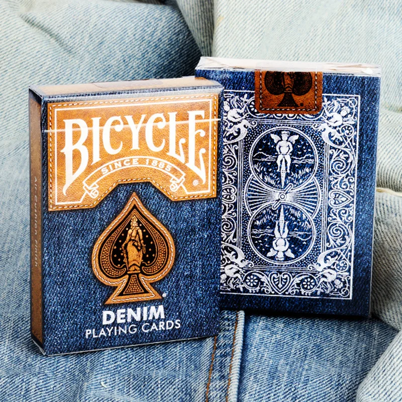 Goedkoop Fiets Denim Speelkaarten Poker Size Deck Collectable Dek Magic Kaarten Magia Goocheltrucs Props voor Goochelaar Gratis Verzending