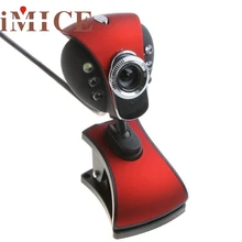 Красивый подарок USB 50,0 Мега 6 светодиодный HD веб-камера Веб-камера с микрофоном для компьютера ПК ноутбук цена Dec25