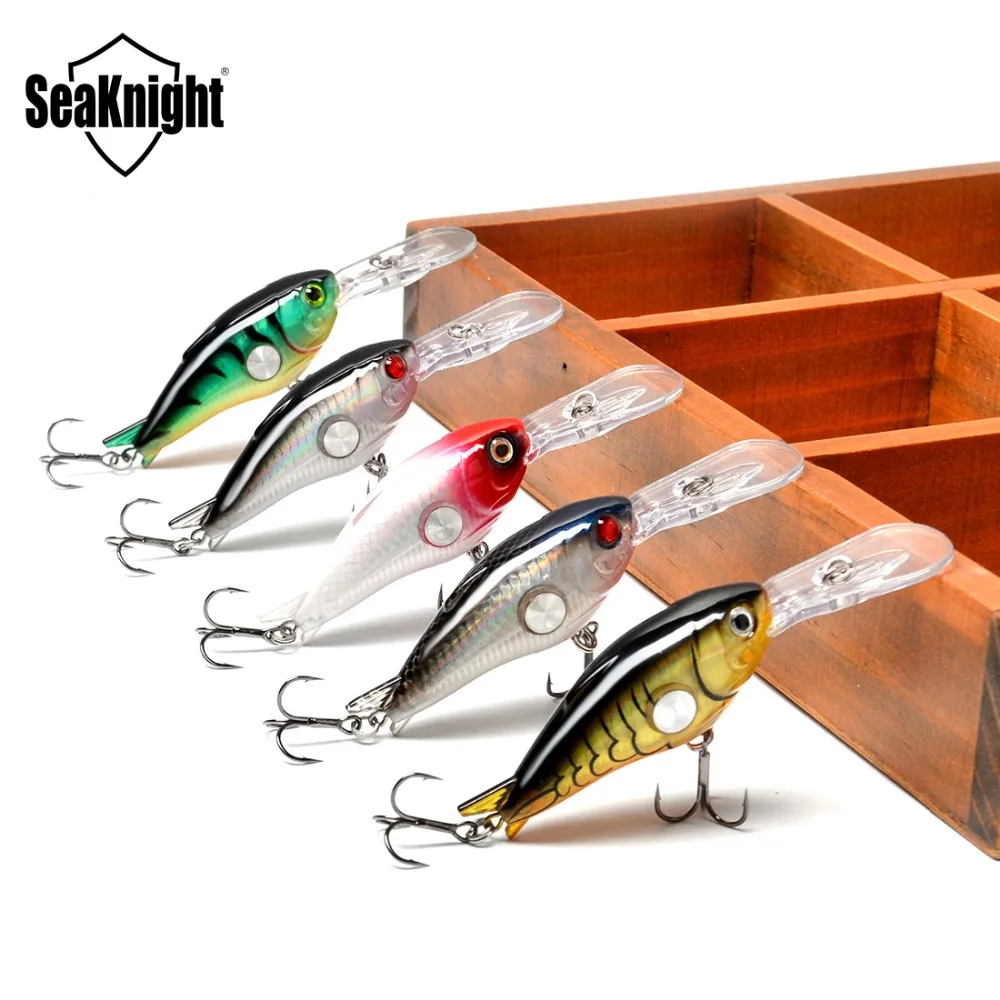 SeaKnight SK003 Crankbait 55 мм 10 г 1 8 3 9 м 5 шт. жесткие рыболовные приманки плавающие воблеры