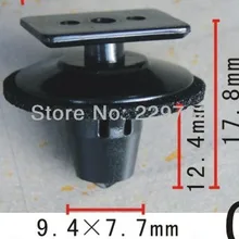 100 шт накладки для внутренней отделки, фиксированный зажим для Nissan для Teana, пластиковый крепеж для автомобилей, автомобильный пластиковый фиксатор, защелки