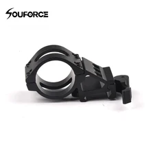 1 шт QD Быстрый Relase 45 Градусов Крепление со смещением 20 мм Вивера сбоку 25,4 мм кольцо крепления оптического прицела для фонарика/лазер/прицел