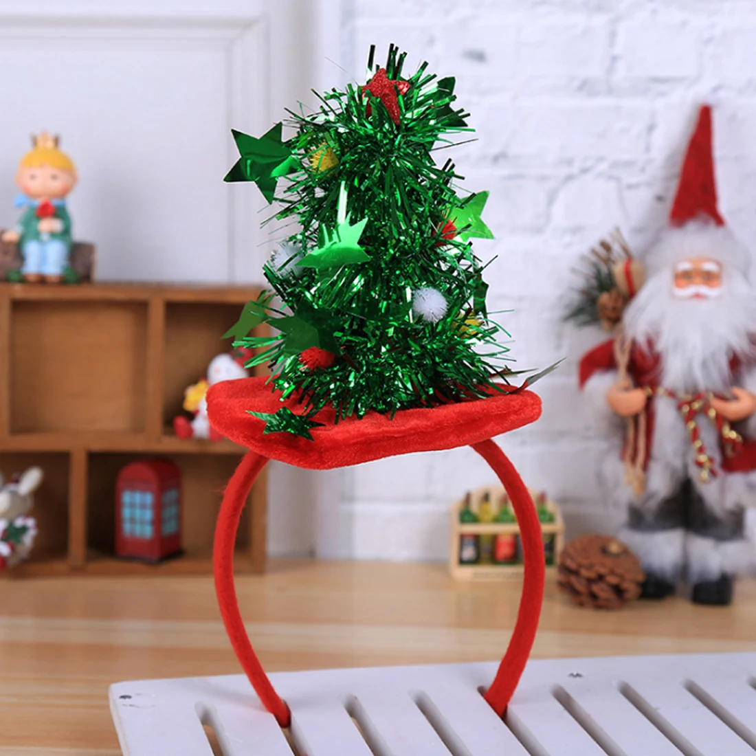 

Brand new Christmas creative headband children Cute Christmas tree headband Performance Props Wedding Event Party high quality