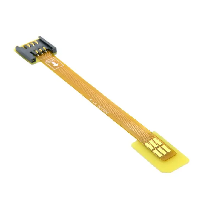 Комплект удлинителей для GSM CDMA стандартных UIM SIM карт штырь гнездо мягкий плоский