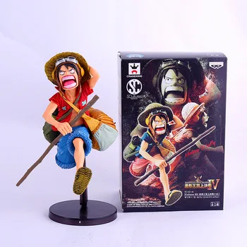 

J.G Chen Anime One Piece Monkey D Luffy PVC Action Figure Collectible Model Toy 2 Colors 18cm
