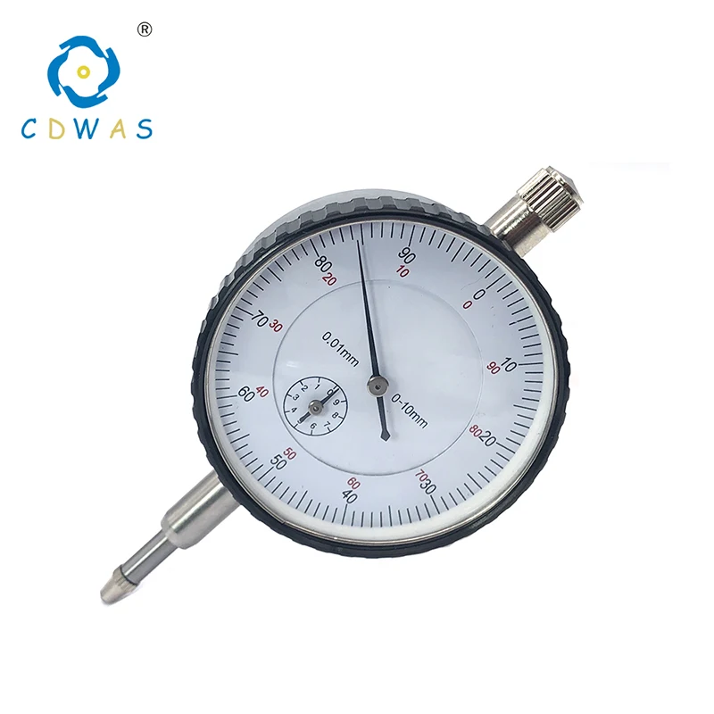 010mm Precision 0.01mm Dial Indicator Black Measuring instrument Tool