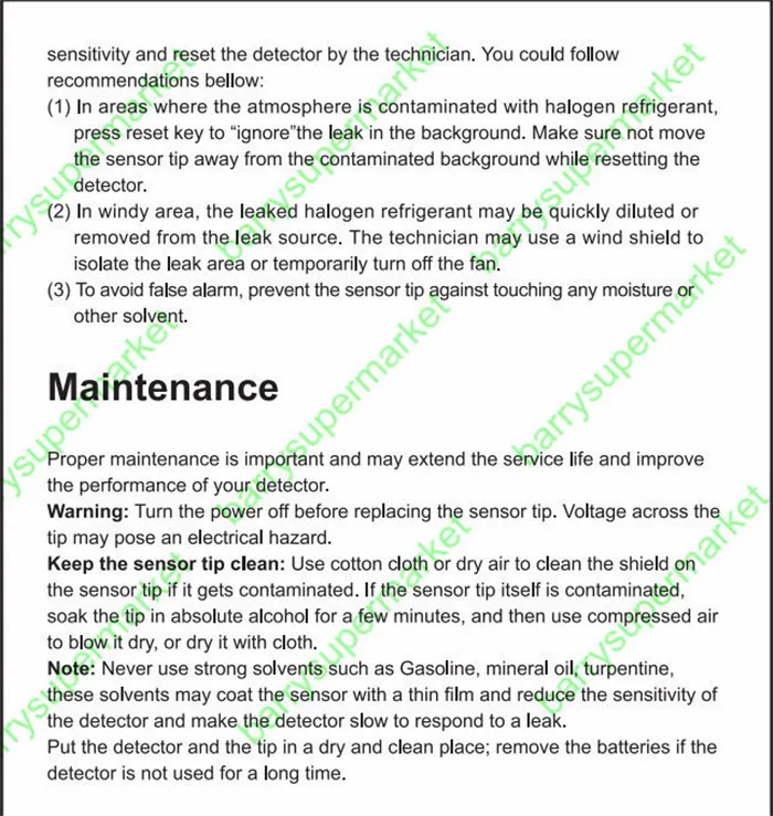  Freon Halogen Refrigerant Gas Leak Detector R410A R134A HVAC Sensitivity Tool HLD-100+ Elitech