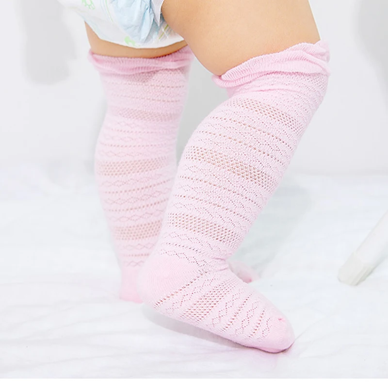 Baby Stuff Spring Summer Knee High Socks Baby Boy0 3 Years Little Hole