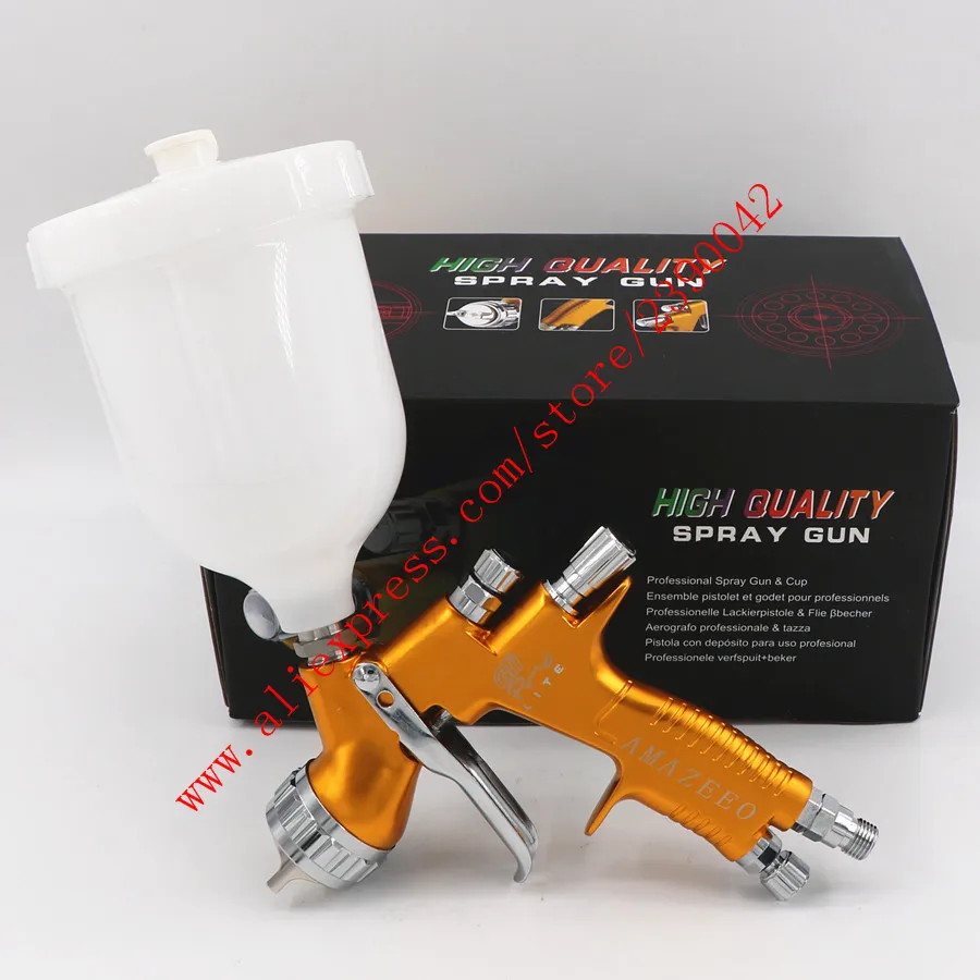 

Oroginal Import Plastic /Metal Paint Tank Paint Cup for W-101/W-71 Furniture Car W101 W71Painting Spray Gun Gravity 400ml