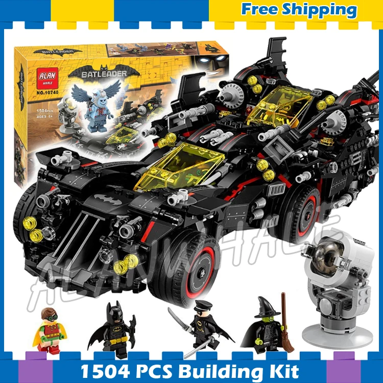 

1504pcs Super Heroes Batman Movie The Ultimate Batmobile Set 10740 Model Building Blocks Gifts Sets Moives Compatible With