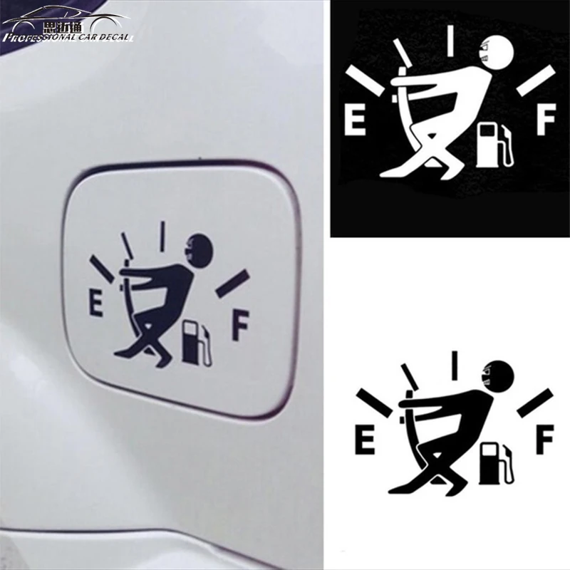 

Car Styling High Gas Consumption Decal Fuel Gage Empty to full hellaflush Stickers Funny Vinyl Car Stickers to ford lada vw bmw