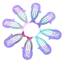 2 шт. Русалка BB клип слово шпилька челка клип шпилька милые животные головной убор G0418