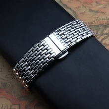 Ремешок для часов Из Нержавеющей СТАЛИ Полированный Часы браслет strap18mm 20 мм 22 мм вахта аксессуары для кварцевых часов заменить