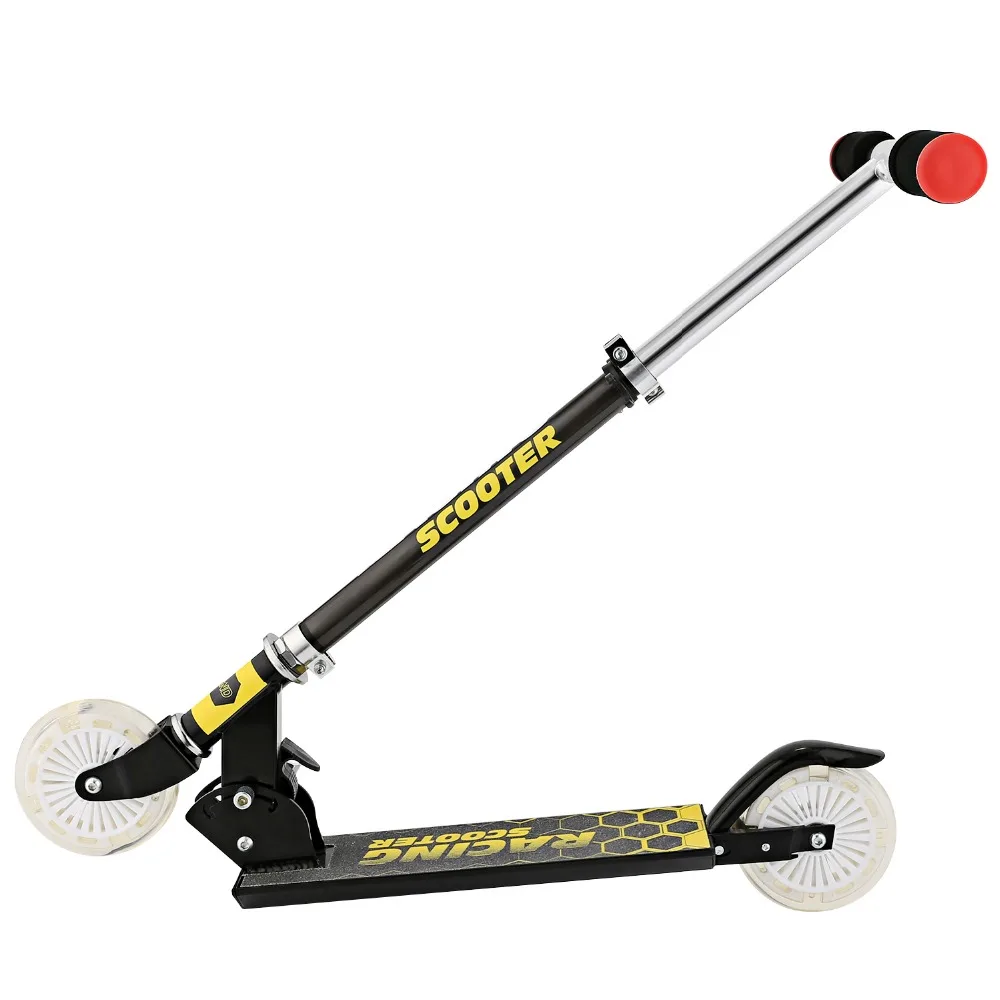 ANCHEER New Aluminum Alloy Kick Scooter Flashing 2 Wheel Scooter Adjustable Height Best Gifts for Children Unisex Foot Scooters ANCHEER New Aluminum Alloy Kick Scooter Flashing 2 Wheel Scooter Adjustable Height Best Gifts for Children Unisex Foot Scooters