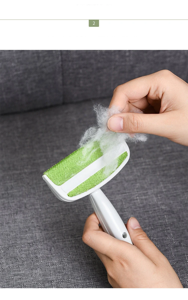 Ручное мини-устройство для удаления волос, щетка для чистки, двойная клейкая щетка для поглощения шерсти домашних животных