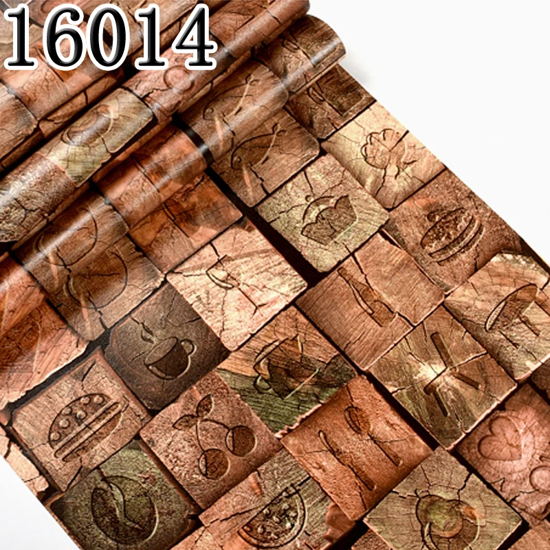 Dcohom Vintage Wooden Brick 3D Wallpaper For Bedroom Living Room Restaurant Background Walls Decor Vinyl Wall Paper Rolls Dcohom Vintage Wooden Brick 3D Wallpaper For Bedroom Living Room Restaurant Background Walls Decor Vinyl Wall Paper Rolls