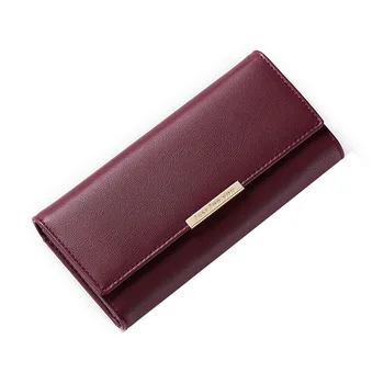

2018 Fashion Women Leather Wallet Multi-functional Cell Phone Pocket Credit Cards Purse Clutch For Girls Ladies Standard Wallets