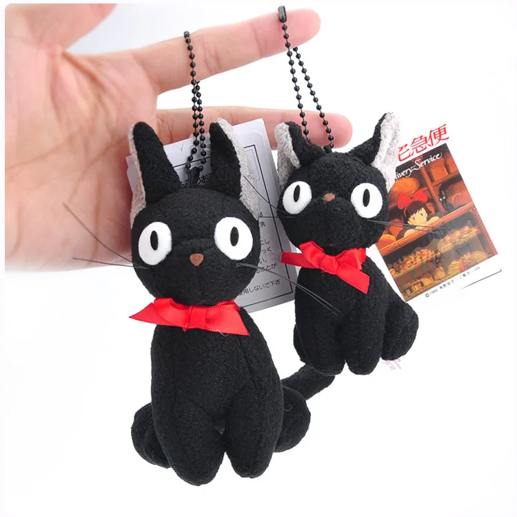 Большой размер Jiji Cat Studio Ghibli Hayao Miyazaki Kiki черная Jiji плюшевая кукла игрушка Kawaii черная кошка Kiki мягкая игрушка для детей