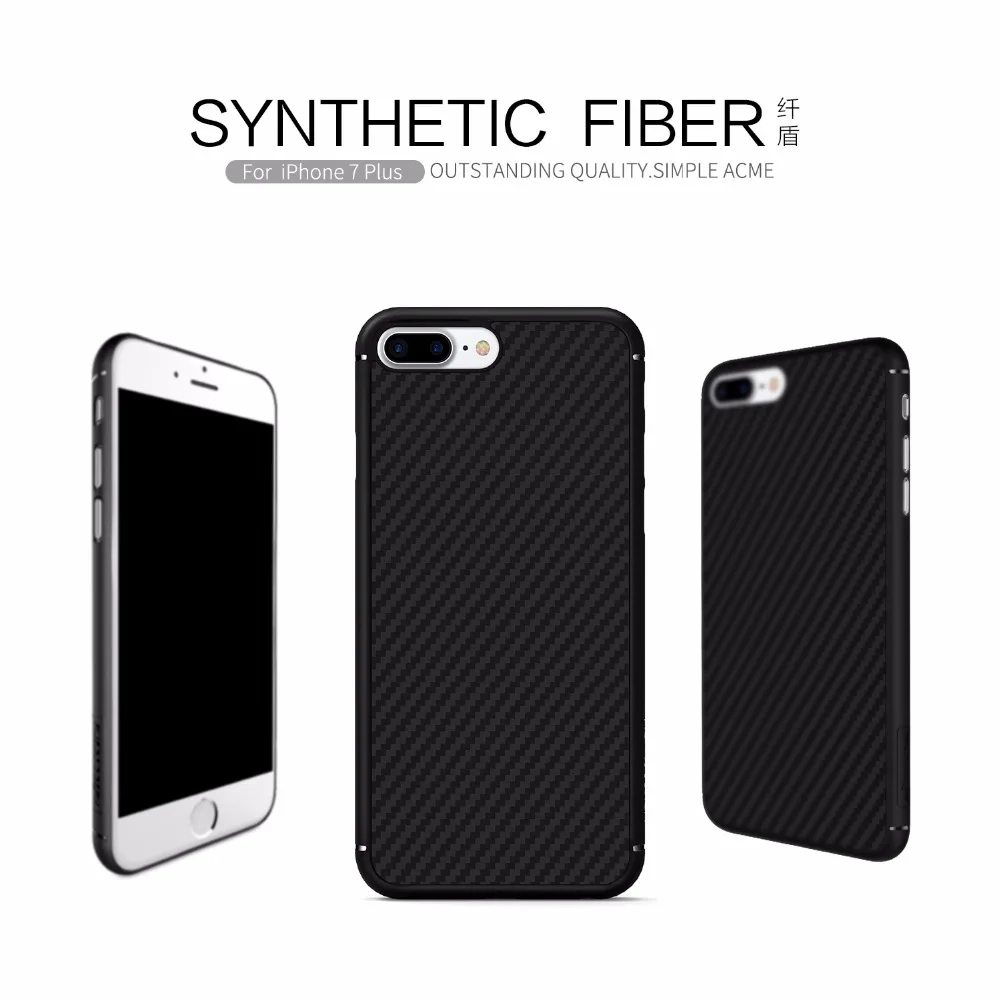 

Nillkin For iphone 7 plus case cover luxury fiber Back Cover Case Military quality With Retail box 5.5'' work with phone holder