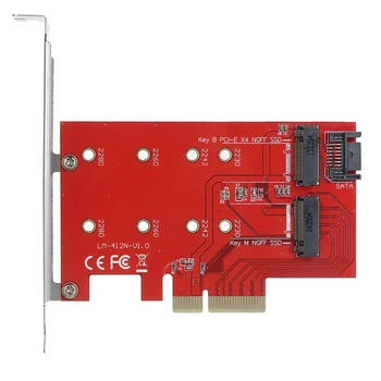 

Cablecc PCI-E 3.0 x4 Lane Host Converter Card M Key SSD M.2 NGFF to Nvme PCI Express