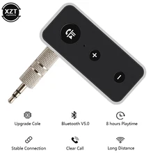 A2DP Bluetooth 5,0 аудио музыкальный приемник стерео Динамик Беспроводной Aux 3,5 мм адаптер для громкой связи для вызова автомобильный набор, свободные руки, разъем для наушников