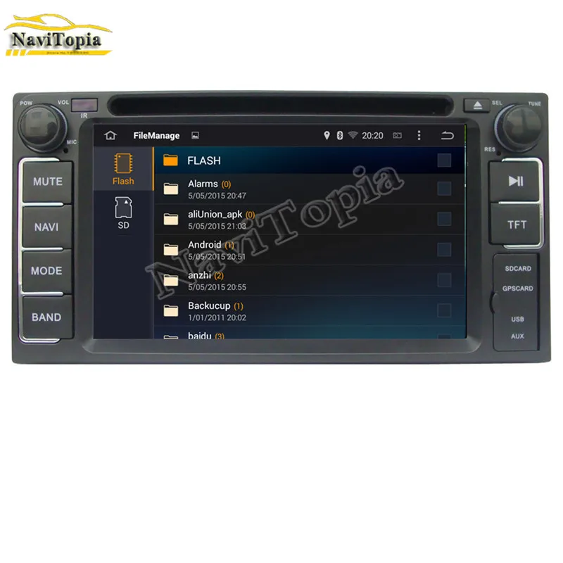 Sale NAVITOPIA 4G RAM 64G ROM PX6 Six Core Android 9.0 Car DVD GPS Navigation for Toyota Innova for Toyota Corolla/Camry 2006 2007- 3