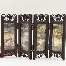 Ручная работа с китайскими характеристиками, пейзаж Чжан да Цянь картины, небольшой экран украшения#432