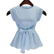 Europe Station 2017 Summer New Women Fashion Bow Shirt Female Cotton and Linen Slim Shirts Hot Sale Ladies Blouse