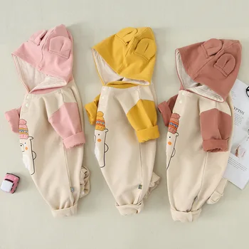 

Baby Girl Rompers Long Sleeve Newborn Boys Jumpsuits One Piece Infant Kids Outfits Soft Cotton Toddler Children Clothes Overalls