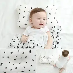 Анти-отклонение головы подушка для кормления ребенка для новорожденного дышащий 3D голова защитный коврик для ребенка спальный ребенок