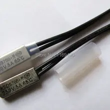 10 шт./упак. KSD9700 без(обычно открытым) 65 градусов термостат Температурная протектор коммутатор 65C биметаллический диск 250 В 5A