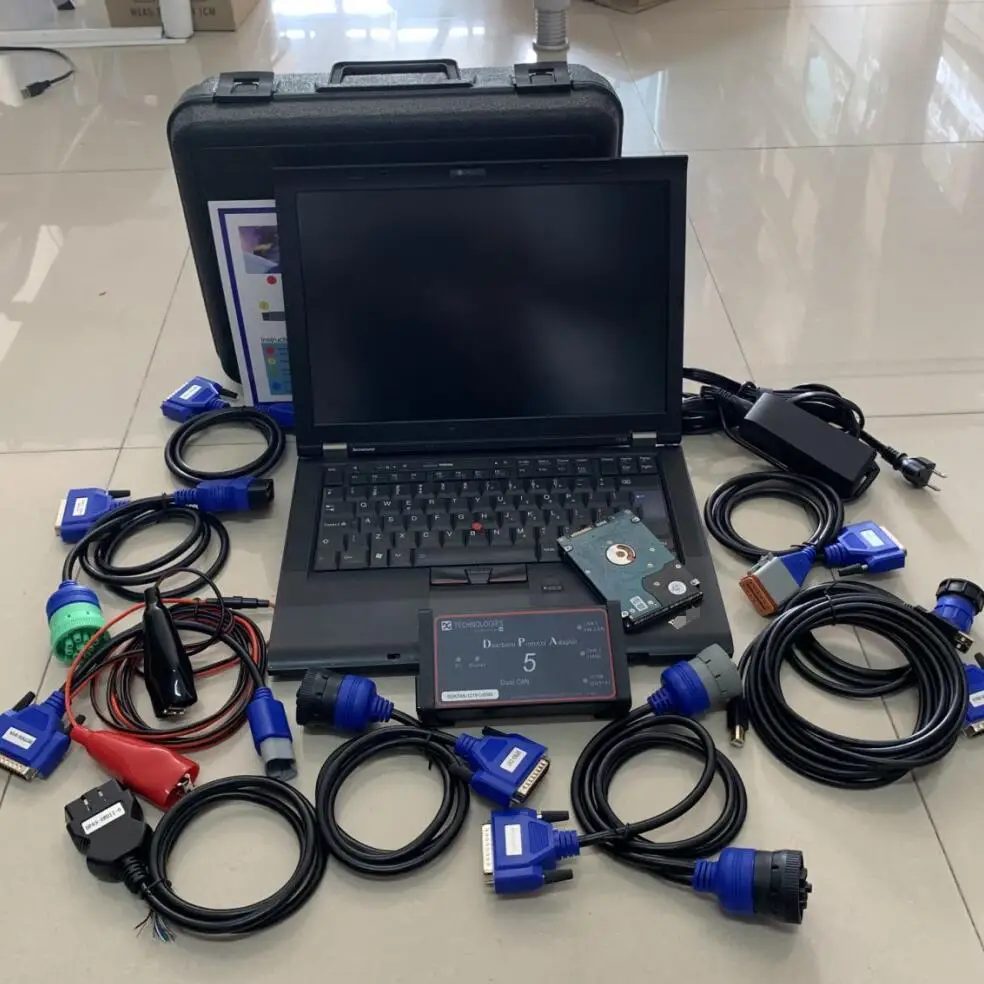 Диагностический сканер и инструмент DPA5 Dearborn Protocol Adapter USB Link с ноутбуком T410 4G I5