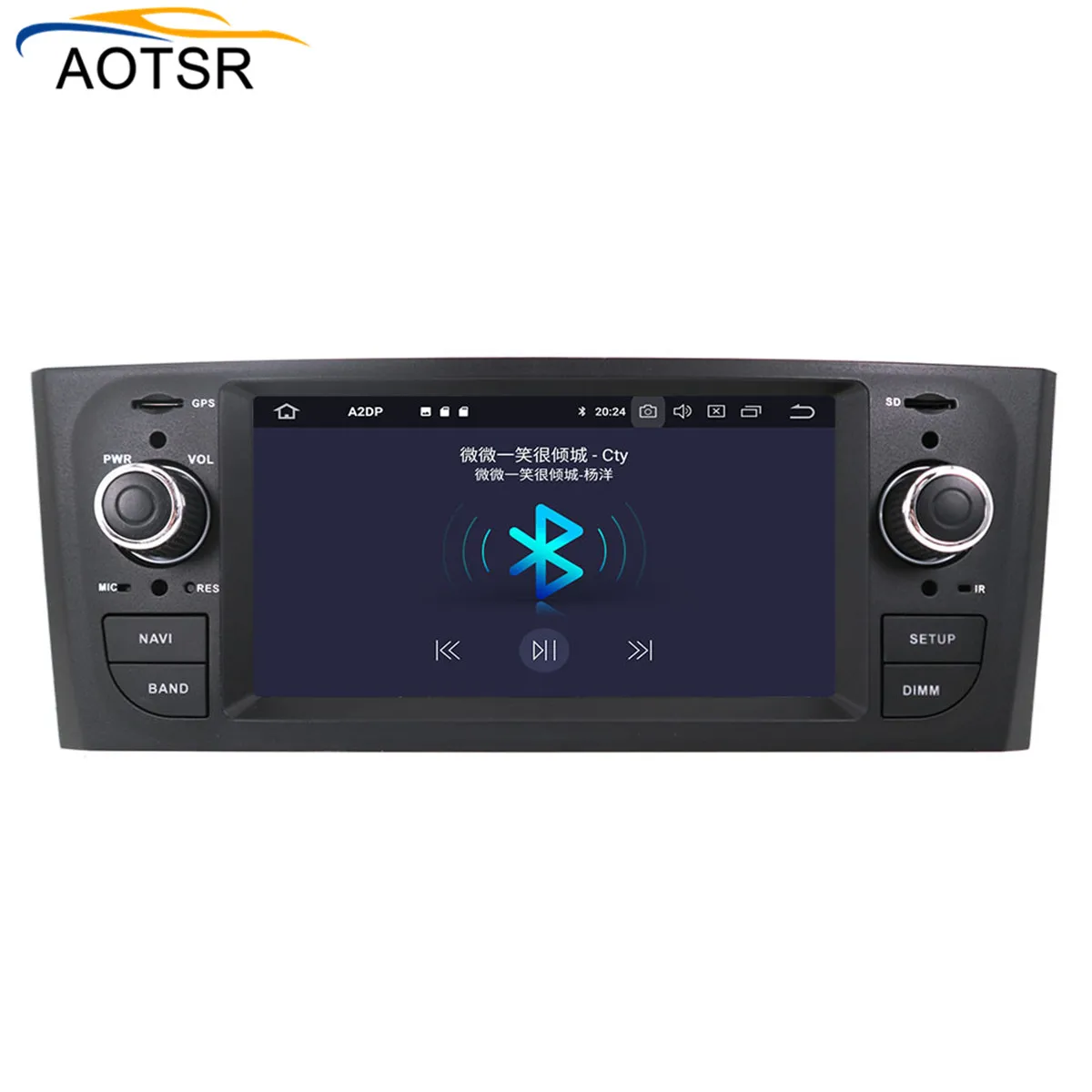Discount Octa Core IPS Android 9.0 GPS Navigation Stereo Car DVD Multimedia for Fiat Grande Punto Linea 2007-2012 with Radio audio stereo 2