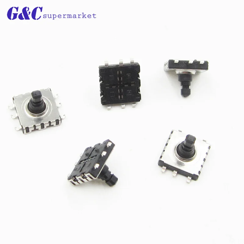 5pcs 5 Direction way Tact Switch SMD 6 Pin 10*10*9mm for Navigation Button New