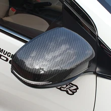 Высокое качество углеродного волокна двигатель автомобиля для автомобильного зеркала заднего вида крышка для Honda City Greiz GIENIA
