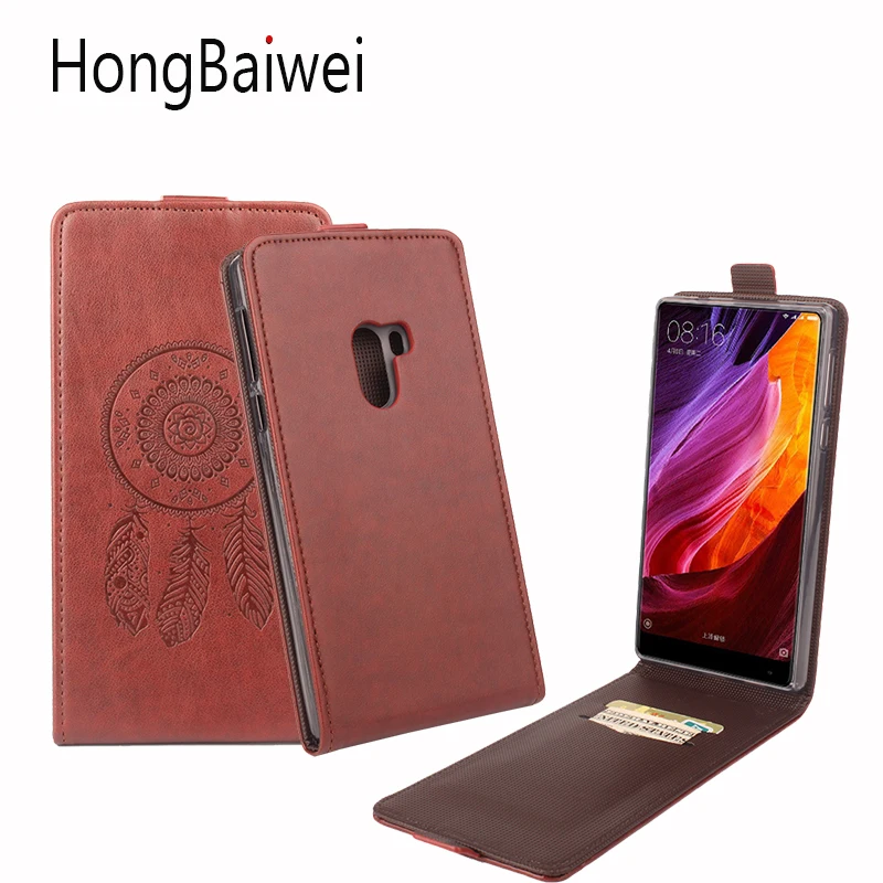 

HongBaiwei for Xiaomi MIX Case Cover Floral Paisley Flower Mandala Leather Wallet Card Holder Flip Phone Case for Xiaomi MIX