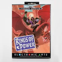 Кольца мощности 16 бит Sega MD карточная игра с коробку для Sega Mega Drive для Genesis