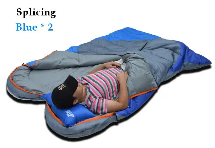 Special  new waterproof camping portable emergency cotton Splicing sleep bagspring outdoor travel envelope s