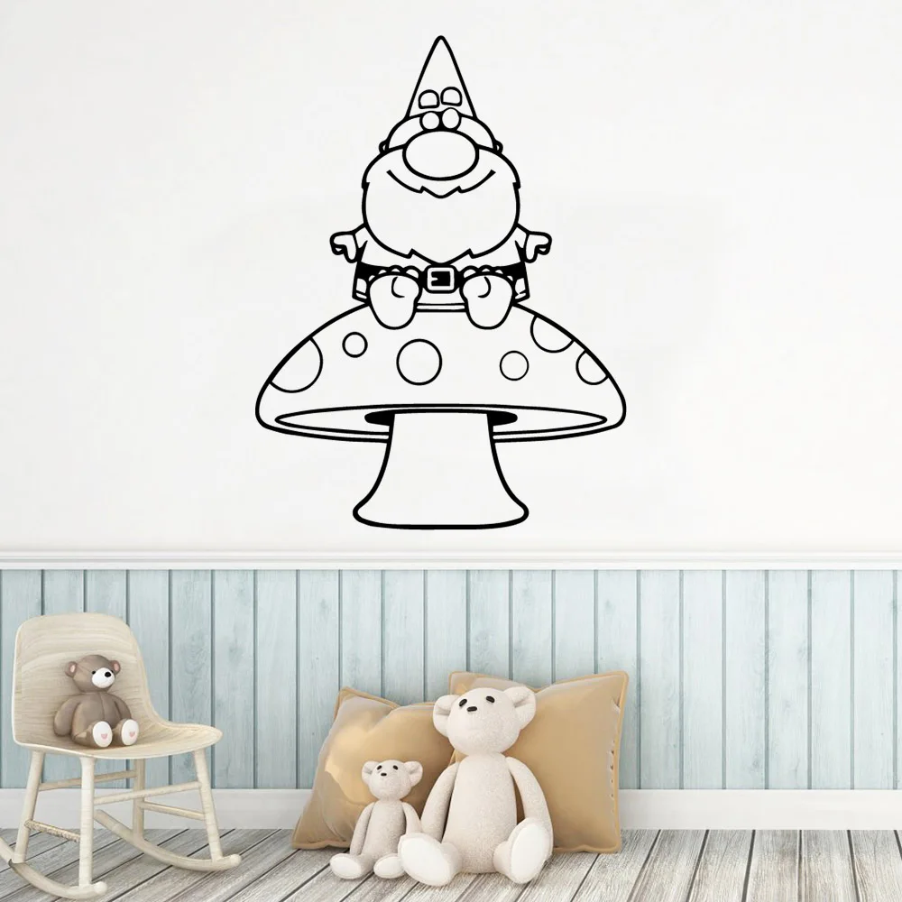 

XL Father Christmas Bedroom Wall Stickers Mirror Sticker For Kids Rooms Home Decor Vinyl Art Decal adesivo de parede