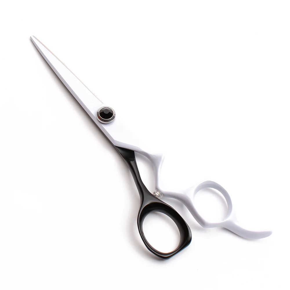 

C9016 5.5" 16cm JP 440C White Customize Logo Hairdresser's Scissors Cutting Shears Thinning Scissors Professional Hair Scissors