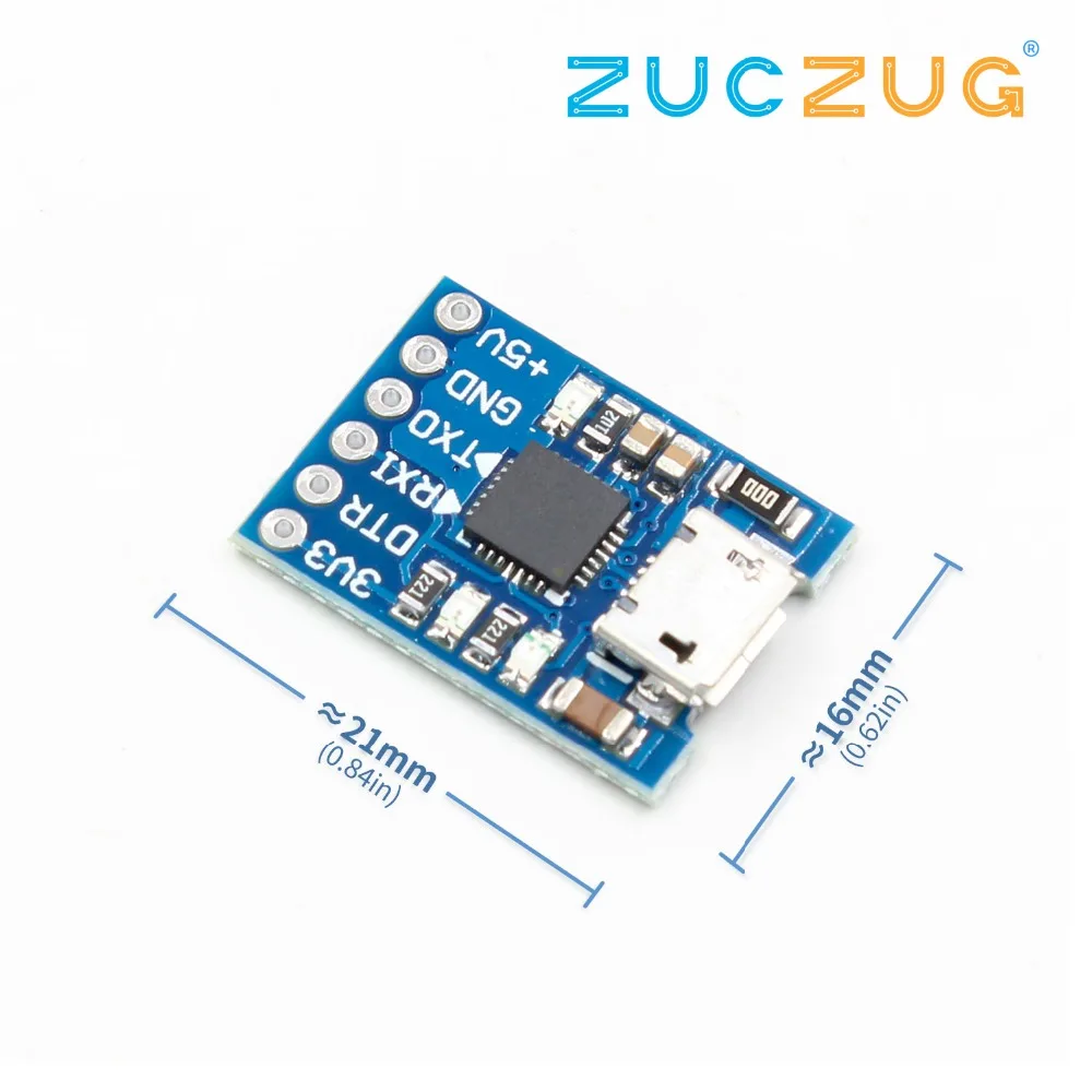 

CP2102 MICRO USB to UART TTL Module 6Pin Serial Converter UART STC Replace FT232