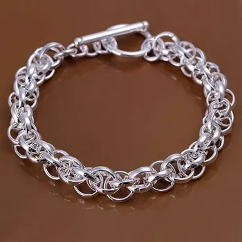 

H122 Fine Silver Plated Wholesale Jewelrys,Hot Sale Factory Price Charm Free Shipping 925 Fashion Bracelets/aezaiwga Axfajoma