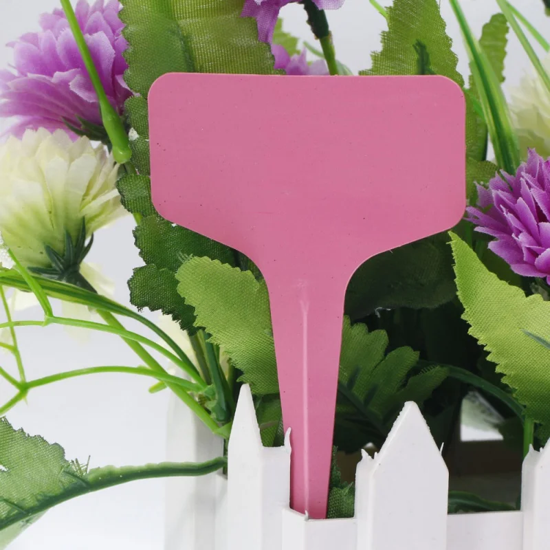 Buy 100pcs T type Plastic Waterproof Plant Labels