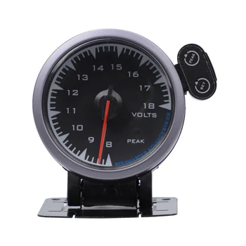 

2019 Car Voltmeter Voltage Gauge 8~18V 2.5 Inch 60mm 7 Color Light for 12V Vehicle CSL88
