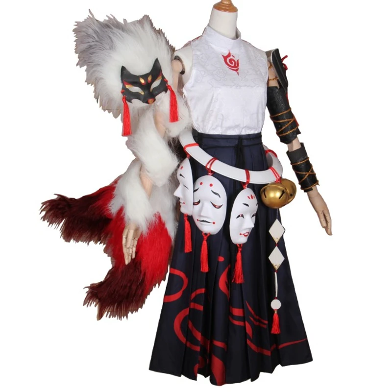 Костюм для косплея Onmyoji SSR из новой кожи белого цвета костюм после пробуждения
